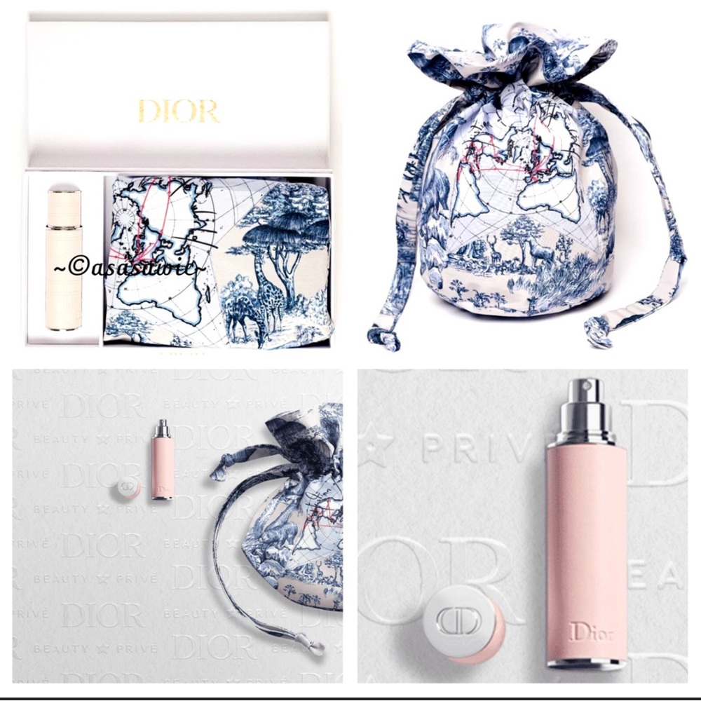 Christian Dior BLOOMING BOUQUET EDT Perfume Atomizer 10ml &Drawstrings Bag W/Box